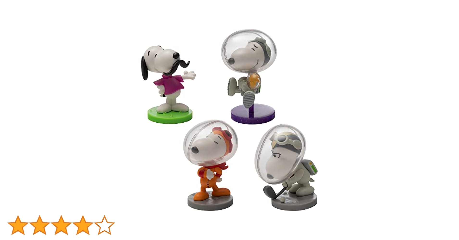 スヌーピーキャラクター フィギュア 4体セット Amazon.co.jp: JINX 宇宙のスヌーピー アドベンチャー